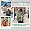 image:imageFunky Junque Matching Family Trucker Hat Set Adult amp Child Baseball Caps  Mommy amp me 2tone vintage snapback caps for family photos baby showers outings amp matching giftsPhilly Cursive  GreenBeige
