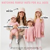 image:imageFunky Junque Matching Family Trucker Hat Set Adult amp Child Baseball Caps  Mommy amp me 2tone vintage snapback caps for family photos baby showers outings amp matching giftsExpensive  Difficult  RoseBeige