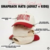 image:imageFunky Junque Matching Family Trucker Hat Set Adult amp Child Baseball Caps  Mommy amp me 2tone vintage snapback caps for family photos baby showers outings amp matching giftsKansas City  RedBeige