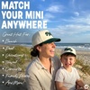 image:imageFunky Junque Matching Family Trucker Hat Set Adult amp Child Baseball Caps  Mommy amp me 2tone vintage snapback caps for family photos baby showers outings amp matching giftsPhilly Cursive  GreenBeige