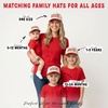 image:imageFunky Junque Matching Family Trucker Hat Set Adult amp Child Baseball Caps  Mommy amp me 2tone vintage snapback caps for family photos baby showers outings amp matching giftsKansas City  RedBeige