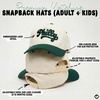 image:imageFunky Junque Matching Family Trucker Hat Set Adult amp Child Baseball Caps  Mommy amp me 2tone vintage snapback caps for family photos baby showers outings amp matching giftsPhilly Cursive  GreenBeige
