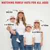 image:imageFunky Junque Matching Family Trucker Hat Set Adult amp Child Baseball Caps  Mommy amp me 2tone vintage snapback caps for family photos baby showers outings amp matching giftsIts a Bad Day to Be a Hot Dog  RedBeige