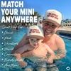 image:imageFunky Junque Matching Family Trucker Hat Set Adult amp Child Baseball Caps  Mommy amp me 2tone vintage snapback caps for family photos baby showers outings amp matching giftsThis Actually is My First Rodeo  BrownBeige