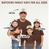 image:imageFunky Junque Matching Family Trucker Hat Set Adult amp Child Baseball Caps  Mommy amp me 2tone vintage snapback caps for family photos baby showers outings amp matching giftsCountry Cowboy  BrownBeige