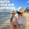 image:imageFunky Junque Matching Family Trucker Hat Set Adult amp Child Baseball Caps  Mommy amp me 2tone vintage snapback caps for family photos baby showers outings amp matching giftsSlow Morning Club  GreenBeige