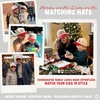 image:imageFunky Junque Matching Family Trucker Hat Set Adult amp Child Baseball Caps  Mommy amp me 2tone vintage snapback caps for family photos baby showers outings amp matching giftsPut It on Santas Tab  RedBeige