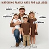 image:imageFunky Junque Matching Family Trucker Hat Set Adult amp Child Baseball Caps  Mommy amp me 2tone vintage snapback caps for family photos baby showers outings amp matching giftsRowdy Upside Down  BrownBeige