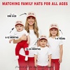 image:imageFunky Junque Matching Family Trucker Hat Set Adult amp Child Baseball Caps  Mommy amp me 2tone vintage snapback caps for family photos baby showers outings amp matching giftsHouston I Am the Problem  RedBeige