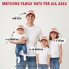 image:imageFunky Junque Matching Family Trucker Hat Set Adult amp Child Baseball Caps  Mommy amp me 2tone vintage snapback caps for family photos baby showers outings amp matching giftsBorn Free But Now Im Expensive  RedBeige
