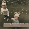 image:imageFunky Junque Matching Infant amp Toddler Pom Beanies  Winter Knit Hats for Baby Girls amp Siblings Adorable SetDiagonal Basketweave  Beige