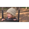 image:imageFunky Junque Matching Infant amp Toddler Pom Beanies  Winter Knit Hats for Baby Girls amp Siblings Adorable SetFaux Fur Pom  Beige
