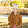 image:imageFunky Junque Matching Infant amp Toddler Pom Beanies  Winter Knit Hats for Baby Girls amp Siblings Adorable SetFaux Fur Pom  Beige