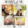 image:imageFunky Junque Matching Infant amp Toddler Pom Beanies  Winter Knit Hats for Baby Girls amp Siblings Adorable SetFaux Fur Pom  Beige