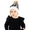 image:imageFunky Junque Matching Infant amp Toddler Pom Beanies  Winter Knit Hats for Baby Girls amp Siblings Adorable SetLeopard  Ivory