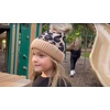 image:imageFunky Junque Matching Infant amp Toddler Pom Beanies  Winter Knit Hats for Baby Girls amp Siblings Adorable SetLeopard  Latte