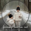 image:imageFunky Junque Matching Infant amp Toddler Pom Beanies  Winter Knit Hats for Baby Girls amp Siblings Adorable SetToddler Single PomInfant Double Pom  Diagonal Stripes  Black 2 Pack