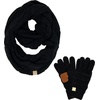 image:imageFunky Junque Matching Sets Kids Infinity Scarf Texting Gloves Bundle Girls Boys ToddlerBlack