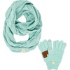 image:imageFunky Junque Matching Sets Kids Infinity Scarf Texting Gloves Bundle Girls Boys ToddlerMint