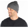 image:imageFunky Junque Mens Ribbed Knit Beanie  Soft Winter Hat for Men amp Women Lightweight Stretch Toboggan Cozy Unisex Knit Cap2 Pack Brown  Charcoal