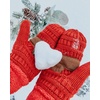 image:imageFunky Junque Mittens for Women  Fleece Lined Womens Winter Gloves Fuzzy Warm Mittens Cold Weather Fashion AccessoriesBlack