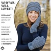 image:imageFunky Junque Mittens for Women  Fleece Lined Womens Winter Gloves Fuzzy Warm Mittens Cold Weather Fashion AccessoriesCharcoal