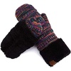 image:imageFunky Junque Mittens for Women  Fleece Lined Womens Winter Gloves Fuzzy Warm Mittens Cold Weather Fashion AccessoriesFour Tone Mix  Black Multi 32