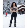 image:imageFunky Junque Mittens for Women  Fleece Lined Womens Winter Gloves Fuzzy Warm Mittens Cold Weather Fashion AccessoriesFour Tone Mix  Black Multi 32