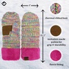 image:imageFunky Junque Mittens for Women  Fleece Lined Womens Winter Gloves Fuzzy Warm Mittens Cold Weather Fashion AccessoriesFour Tone Mix  Rainbow 11