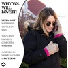image:imageFunky Junque Mittens for Women  Fleece Lined Womens Winter Gloves Fuzzy Warm Mittens Cold Weather Fashion AccessoriesFour Tone Mix  Rainbow 11