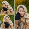 image:imageFunky Junque Mittens for Women  Fleece Lined Womens Winter Gloves Fuzzy Warm Mittens Cold Weather Fashion AccessoriesWaffle Knit  Black