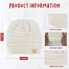 image:imageFunky Junque Mommy amp Me Beanie Set  Matching Knit Winter Hats for Baby Toddler Kids amp Moms Cute Family Beanies BundleAdult  Infant  Ribbed  Ivory 2 Pack