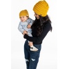 image:imageFunky Junque Mommy amp Me Beanie Set  Matching Knit Winter Hats for Baby Toddler Kids amp Moms Cute Family Beanies BundleAdult  Infant  Ribbed  Mustard 2 Pack
