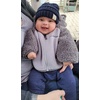 image:imageFunky Junque Mommy amp Me Beanie Set  Matching Knit Winter Hats for Baby Toddler Kids amp Moms Cute Family Beanies BundleAdult  Infant  Ribbed  Navy 2 Pack