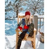 image:imageFunky Junque Mommy amp Me Beanie Set  Matching Knit Winter Hats for Baby Toddler Kids amp Moms Cute Family Beanies BundleAdult  Infant  Ribbed  Red 2 Pk