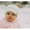 image:imageFunky Junque Mommy amp Me Beanie Set  Matching Knit Winter Hats for Baby Toddler Kids amp Moms Cute Family Beanies BundleAdult  Toddler  Infant  Ivory  Ribbed 3pk