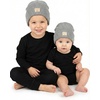 image:imageFunky Junque Mommy amp Me Beanie Set  Matching Knit Winter Hats for Baby Toddler Kids amp Moms Cute Family Beanies BundleToddler  Infant  Heathered  Grey 2 Pk