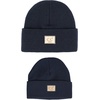 image:imageFunky Junque Mommy amp Me Beanie Set  Matching Knit Winter Hats for Baby Toddler Kids amp Moms Cute Family Beanies BundleToddler  Infant  Solid  Navy 2 Pack