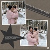 image:imageFunky Junque Mommy amp Me Double Pom Beanies  Mama amp Mini Matching Winter Outfits Mom amp Infant Baby Girl Beanie Hat SetAdultInfant Double Pom  Diagonal Stripes  Black 2 Pack