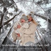 image:imageFunky Junque Mommy amp Me Double Pom Beanies  Mama amp Mini Matching Winter Outfits Mom amp Infant Baby Girl Beanie Hat SetDiagonal Basketweave  Heather Grey
