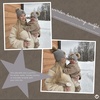 image:imageFunky Junque Mommy amp Me Double Pom Beanies  Mama amp Mini Matching Winter Outfits Mom amp Infant Baby Girl Beanie Hat SetDiagonal Basketweave  Heather Grey