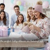 image:imageFunky Junque Mommy amp Me Double Pom Beanies  Mama amp Mini Matching Winter Outfits Mom amp Infant Baby Girl Beanie Hat SetSequin  White