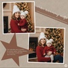image:imageFunky Junque Mommy amp Me Double Pom Beanies  Mama amp Mini Matching Winter Outfits Mom amp Infant Baby Girl Beanie Hat SetSequin  White