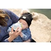image:imageFunky Junque Mommy amp Me Double Pom Beanies 3Pack Matching Winter Hats for Mom Toddler amp Infant Girls Cozy Knit Family SetAdultToddler Single PomInfant Double Pom  Diagonal Stripes  Black 3 Pack