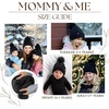 image:imageFunky Junque Mommy amp Me Matching Pom Beanie Set  Women Kids Family Knit AdultInfant  Cable KnitAdultInfant  Cable Knit  Black 2 Pack