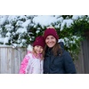 image:imageFunky Junque Mommy amp Me Matching Pom Beanie Set  Women Kids Family Knit AdultInfant  Cable KnitAdultToddler  Cable Knit  Burgundy 2 Pack