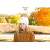 image:imageFunky Junque Mommy amp Me Pom Beanies  3Pack Knit Hats for Mom Toddler amp Infants Adorable Matching Winter SetFaux Fur  Ivory