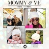 image:imageFunky Junque Mommy amp Me Pom Beanies  3Pack Knit Hats for Mom Toddler amp Infants Adorable Matching Winter SetFaux Fur  Ivory
