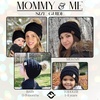 image:imageFunky Junque Mommy amp Me Pom Beanies  Cozy Knit Womens Beanie amp Toddler Girl Winter Hat Set Ages 14 Great SetBlack 2 Pack