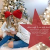 image:imageFunky Junque Mommy amp Me Pom Beanies  Cozy Knit Womens Beanie amp Toddler Girl Winter Hat Set Ages 14 Great SetDiagonal Basketweave  Red